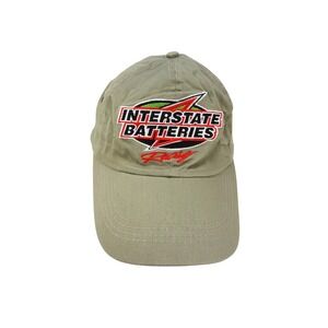 Interstate Batteries Racing Bobby Labonte 18 Mens Tan Adjustable Strapback Cap